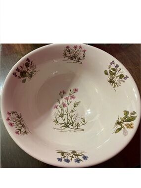 Portmeirion botanic garden Lg Serving Bowl Basin Gypsophila Reopens